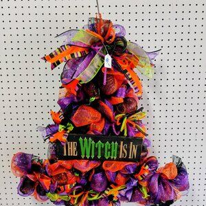 Halloween Deco Mesh Witches Wreath